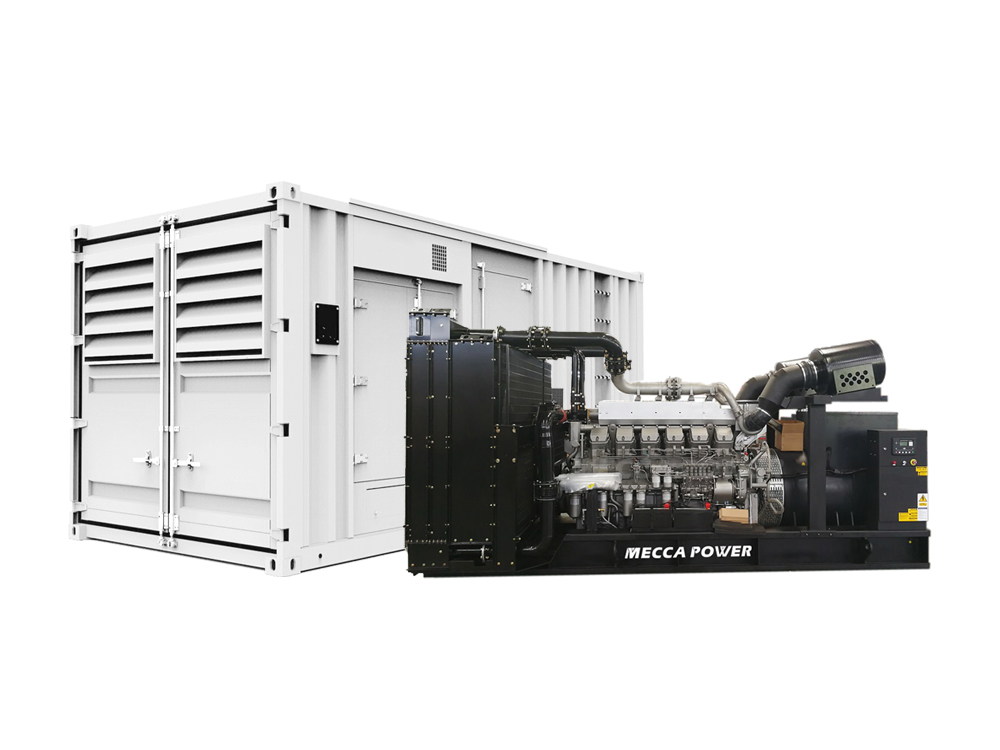 1200KVA-1500KVA Mitsubishi Electric Start Diesel Generators для добычи
